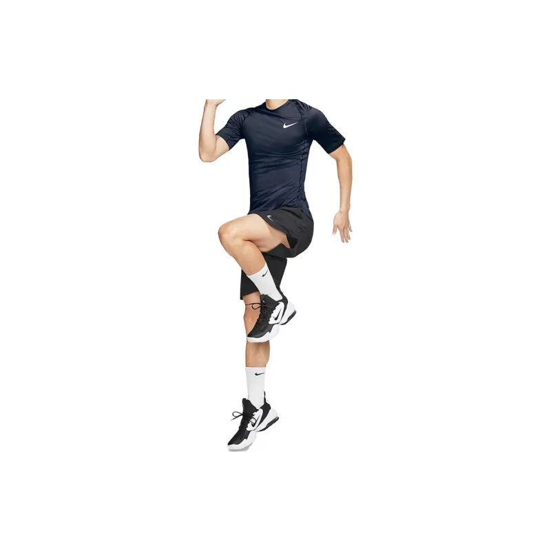 Nike T Shirts Men Navy Blue-4