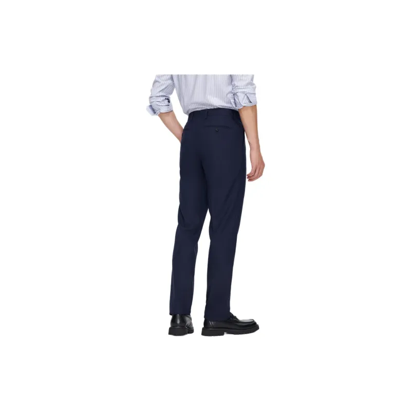 GOLDLION Suit Trouser Men's Blue Gray-2