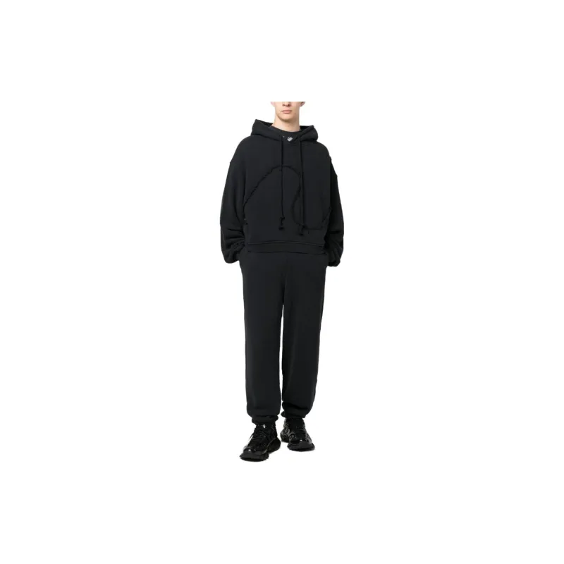 ERL Jersey fleece Cotton Track Pants-1