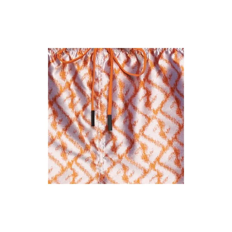 FENDI Blurry Monogram print Swim Shorts-3