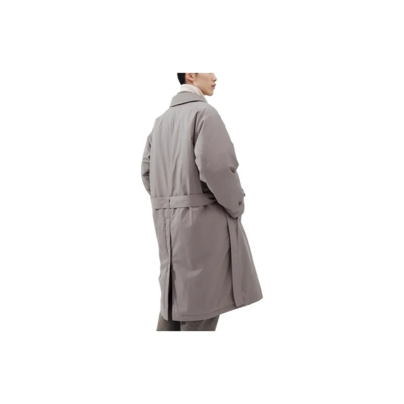 UNIQLO FW23 U Series Trench Coat Unisex Sky Gray-3