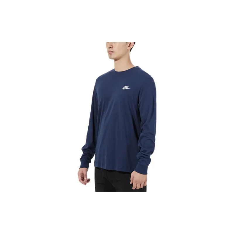 Nike T Shirts Men Blue-3