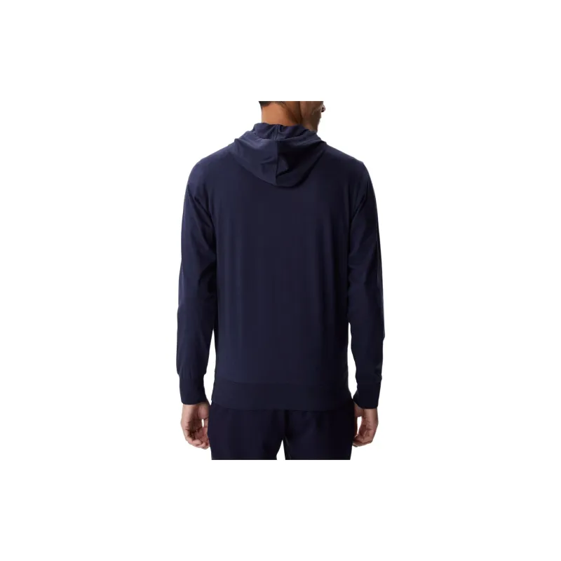 LACOSTE Hooded Cotton T shirt Sweatshirt Men's Blue-3