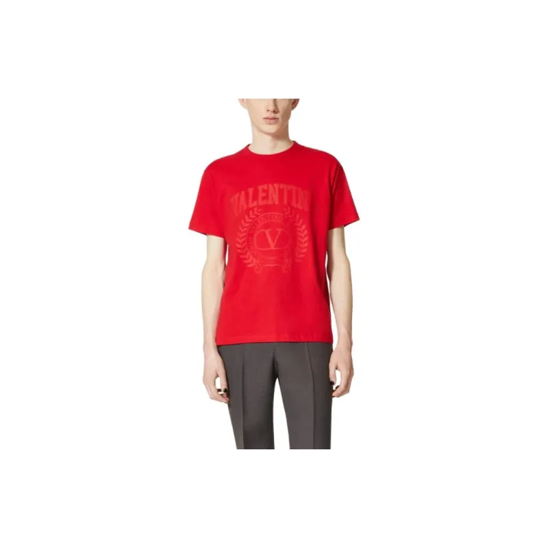 Valentino T Shirts Men Red-2