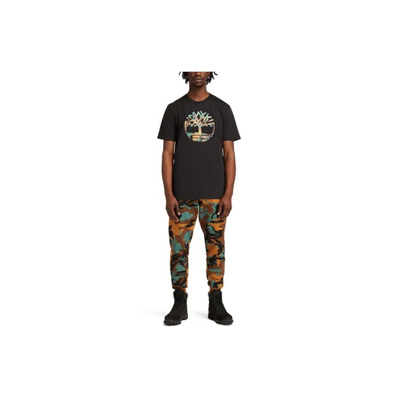 Timberland T-Shirts Men Black-2