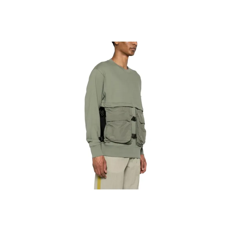 C.P.Company SS24 Sweatshirt Men's Fern Green-3