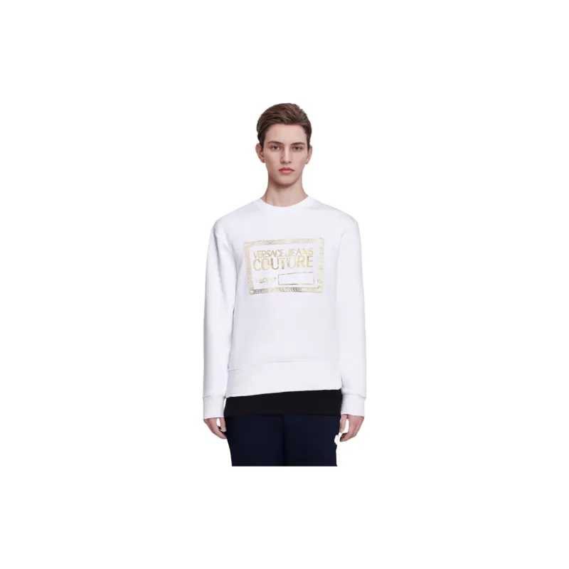 VERSACE JEANS COUTURE Sweatshirts Men White-3