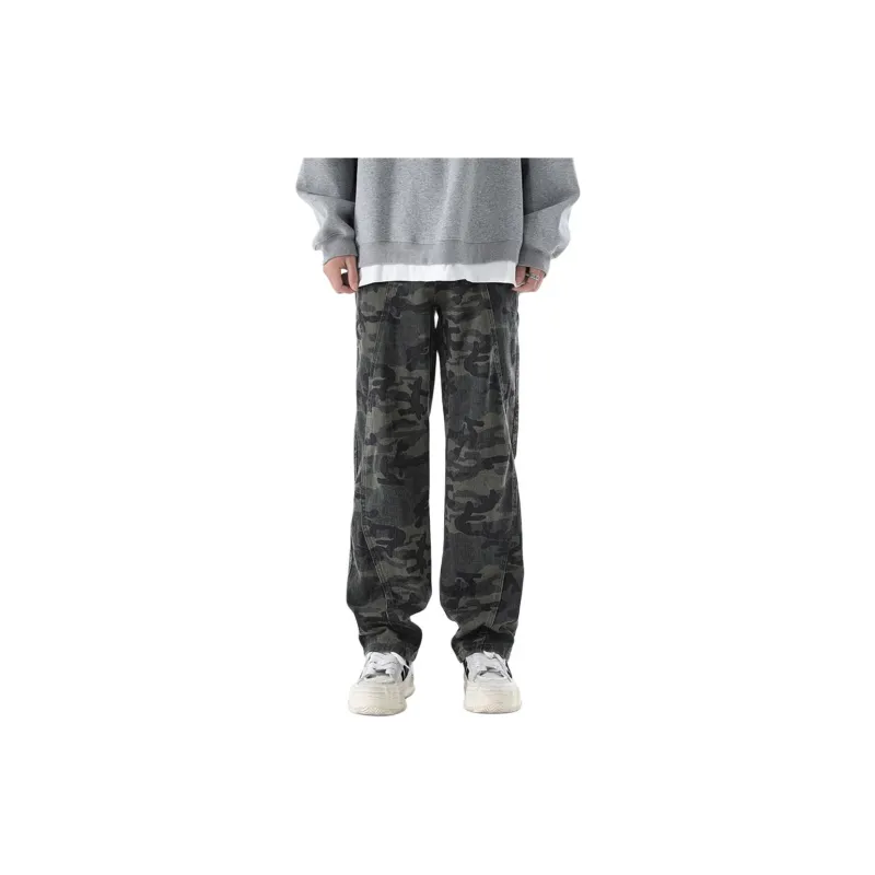 WELTER EXPERIMENT Jeans Unisex Camouflage-1