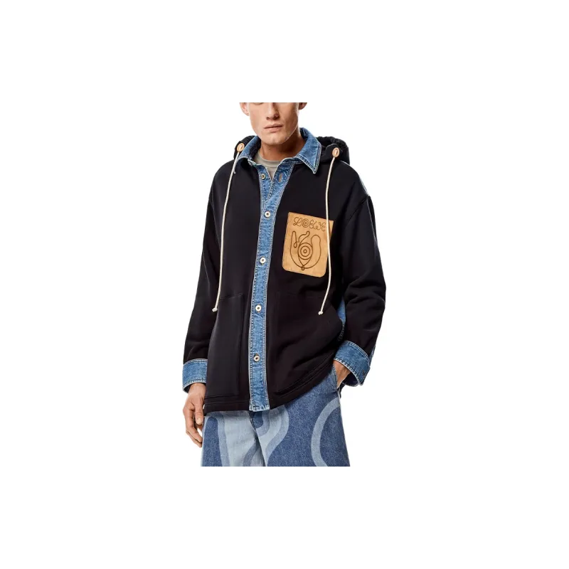 LOEWE Jackets & Coats Men's Dark Blue-3