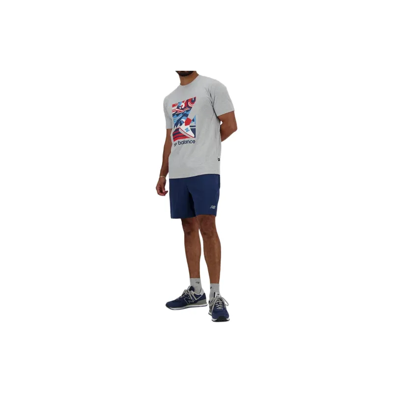 New Balance Essentials Triathlon T Shirt Men's Gray-6