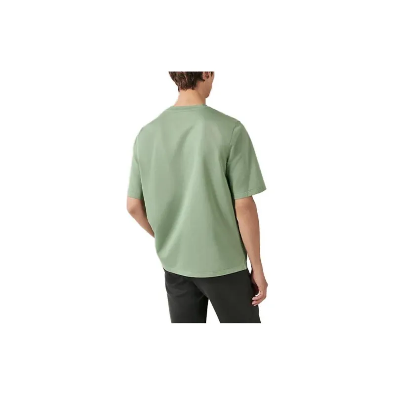 HERMES T Shirts Men Aqua Blue-3