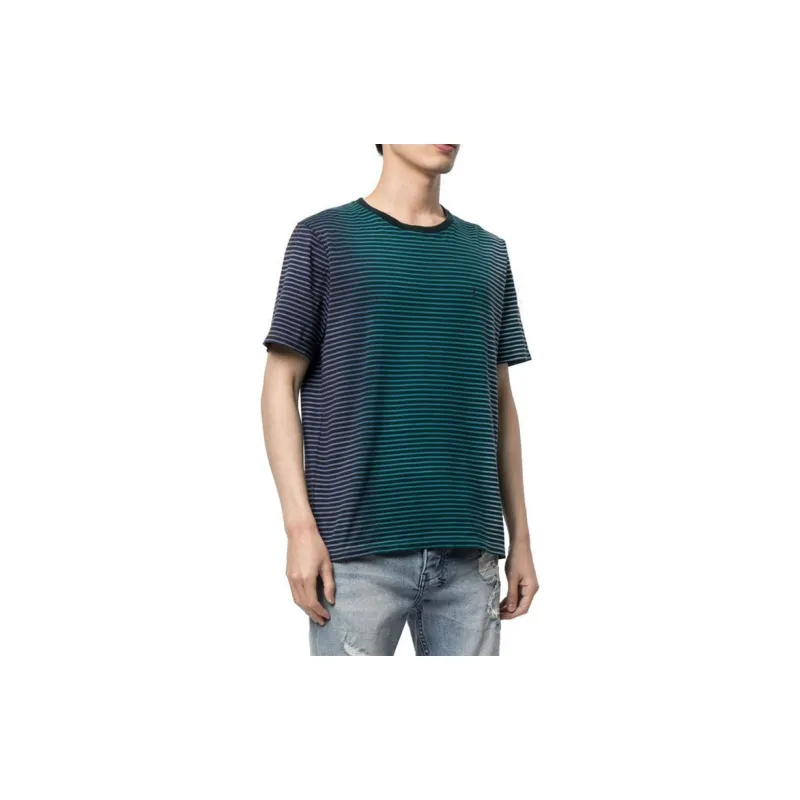 SAINT LAURENT SS21 T Shirt Men's Green-1