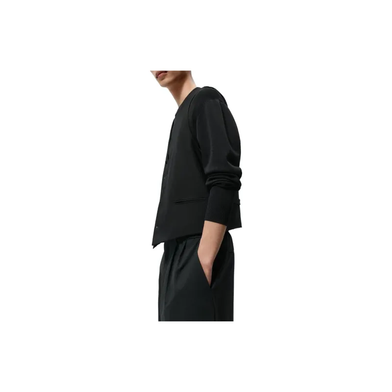 ZARA Vests Men Black-6