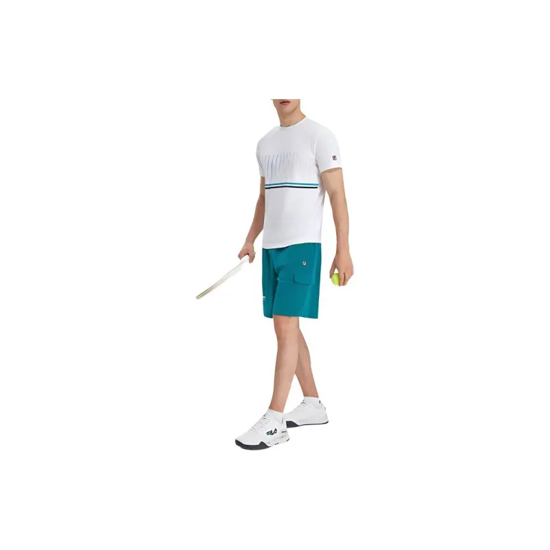 FILA Casual Shorts Men Resilient Aqua Green-5