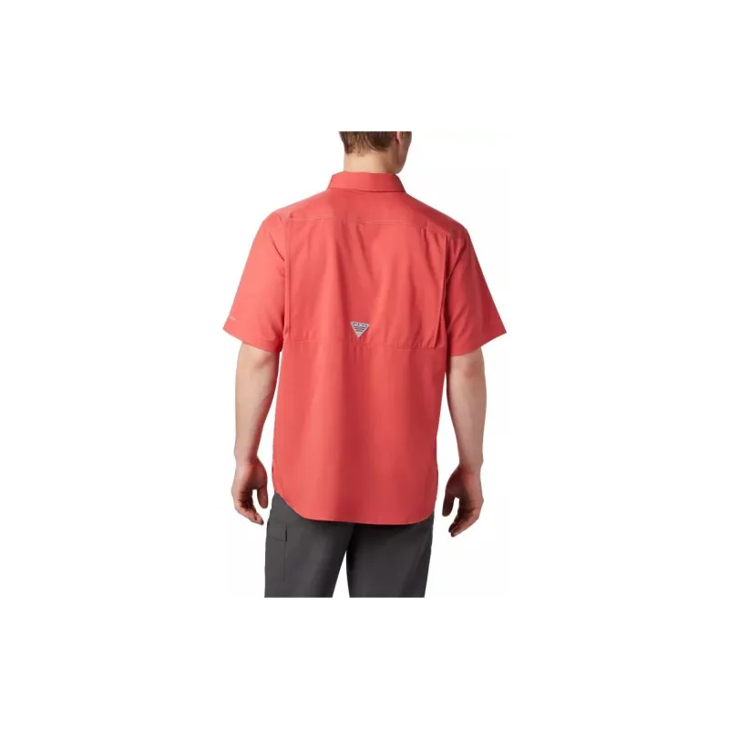 Columbia PFG Low Drag Offshore™ Short Sleeve Shirt Shirt Men's Sunset Red-1
