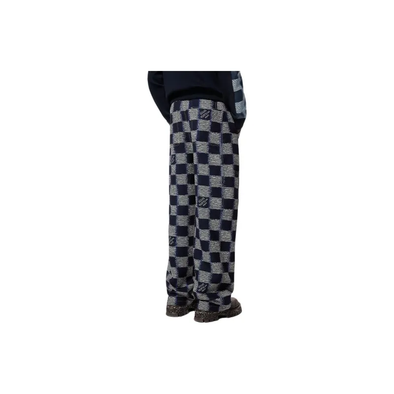 LOUIS VUITTON Cargo Pants Men's Blue-5