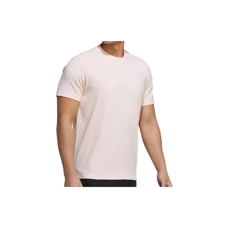 Adidas T Shirts Unisex Pink-3