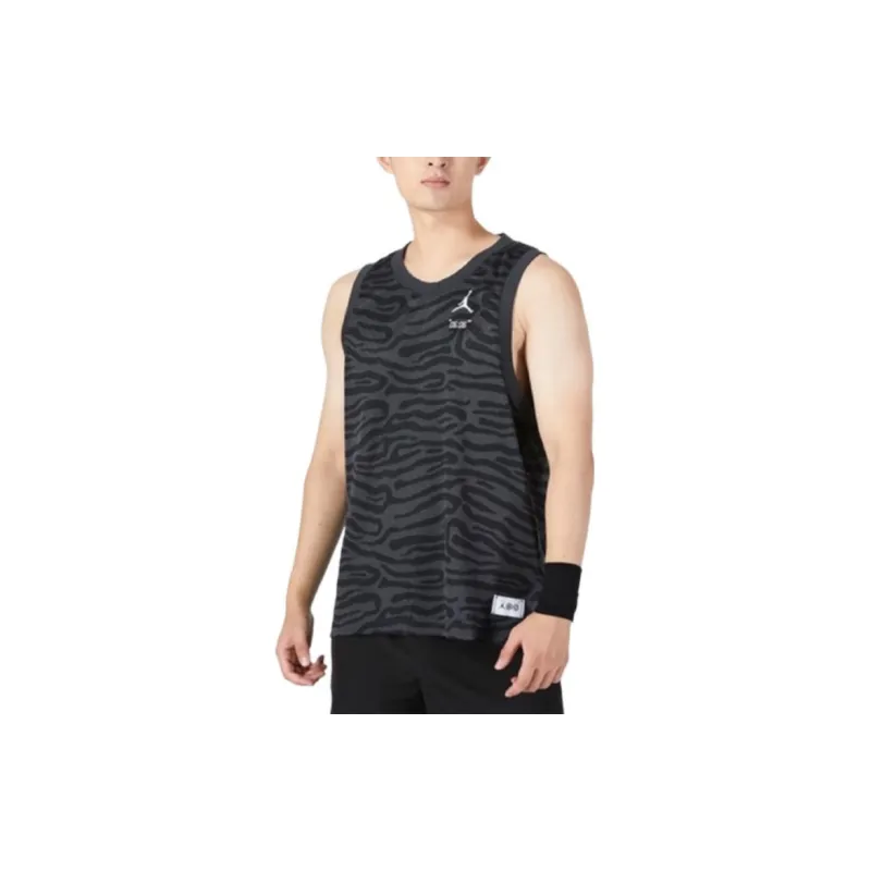 Jordan Basketball Jerseys Men's Black-2