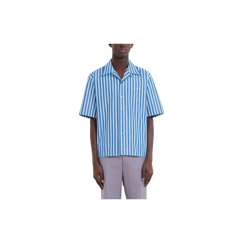 MARNI Striped Short Sleeved Shirt-1