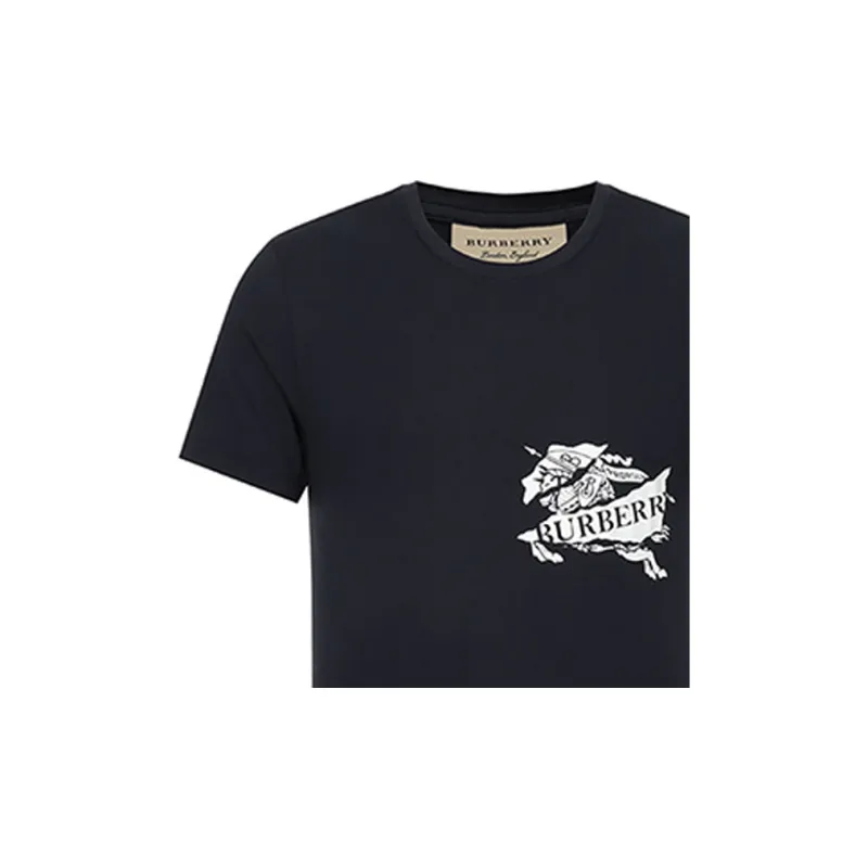 Burberry T Shirts Men Navy-4