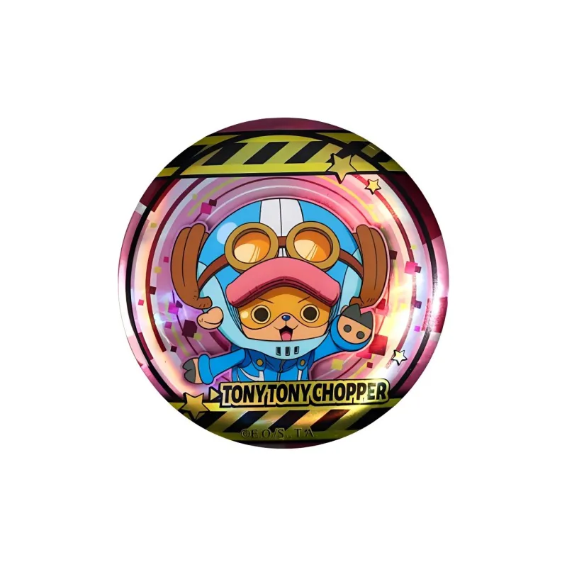 BOOM COMIC One Piece Egghead Island Agathe Luffy & Chopper Laser Badge Badges-1