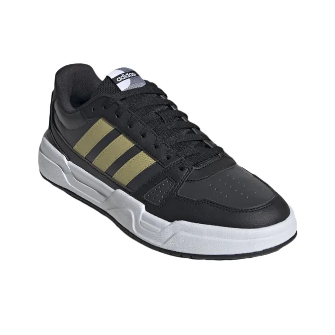 Adidas Anti Slip Wear Resistant Low Top Skateboard Shoes Unisex Black Gold-1