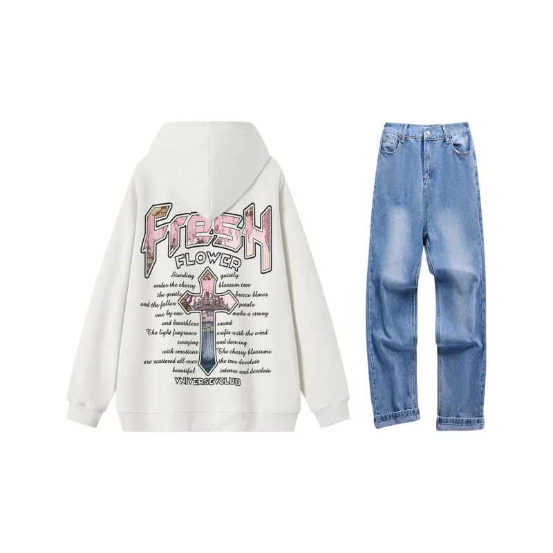 VniVerseVClub Sweatshirt Set Unisex-1