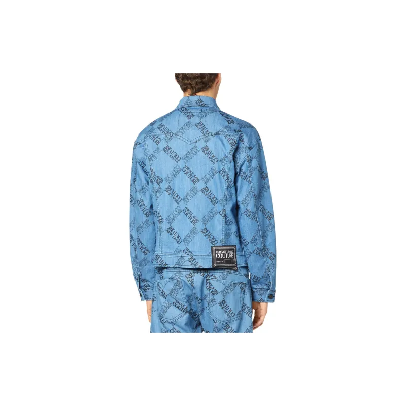 VERSACE JEANS COUTURE Moderate Jacket Men's Blue-3