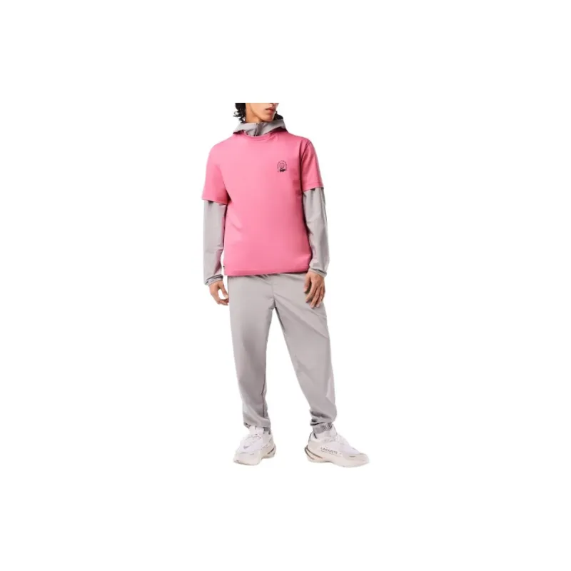 LACOSTE T Shirts Unisex Pink-2