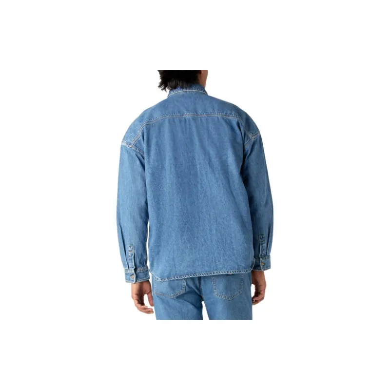 Dickies Denim Jackets Men Blue-2