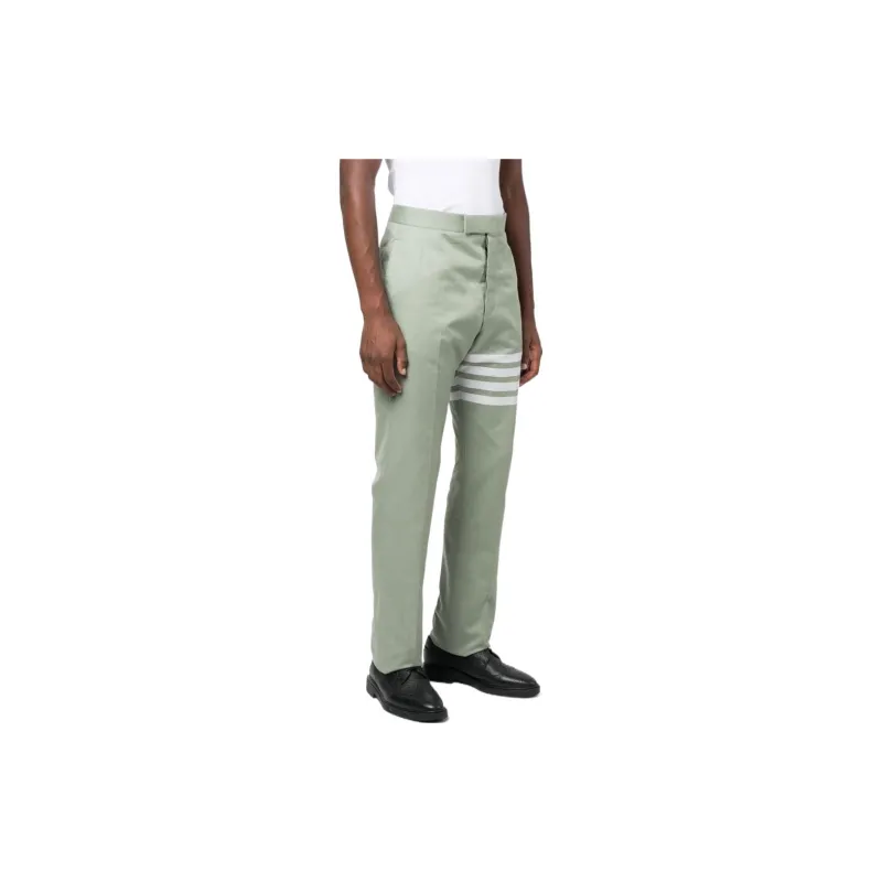 THOM BROWNE 4 Bar Stripe Cropped Tailored Trousers-3