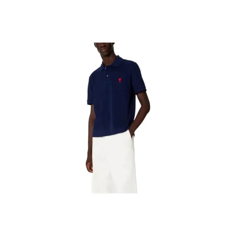 Ami Adc Red Heart Organic Polo-2