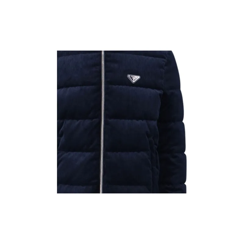 PRADA FW23 Down Jacket Men's Navy-5