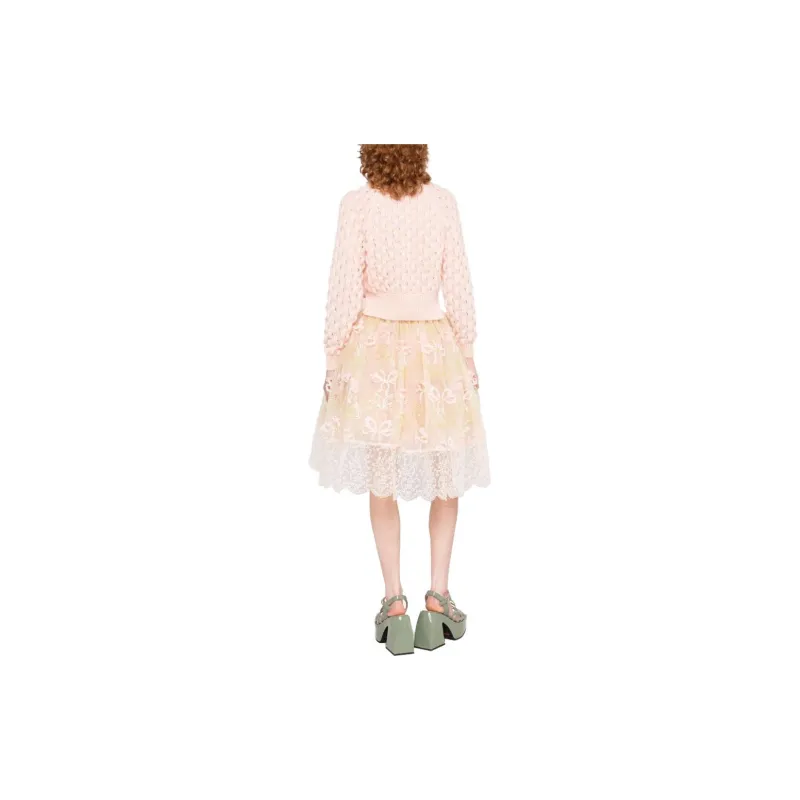 SIMONE ROCHA Sleeveless Embroidered Midi Dress-2