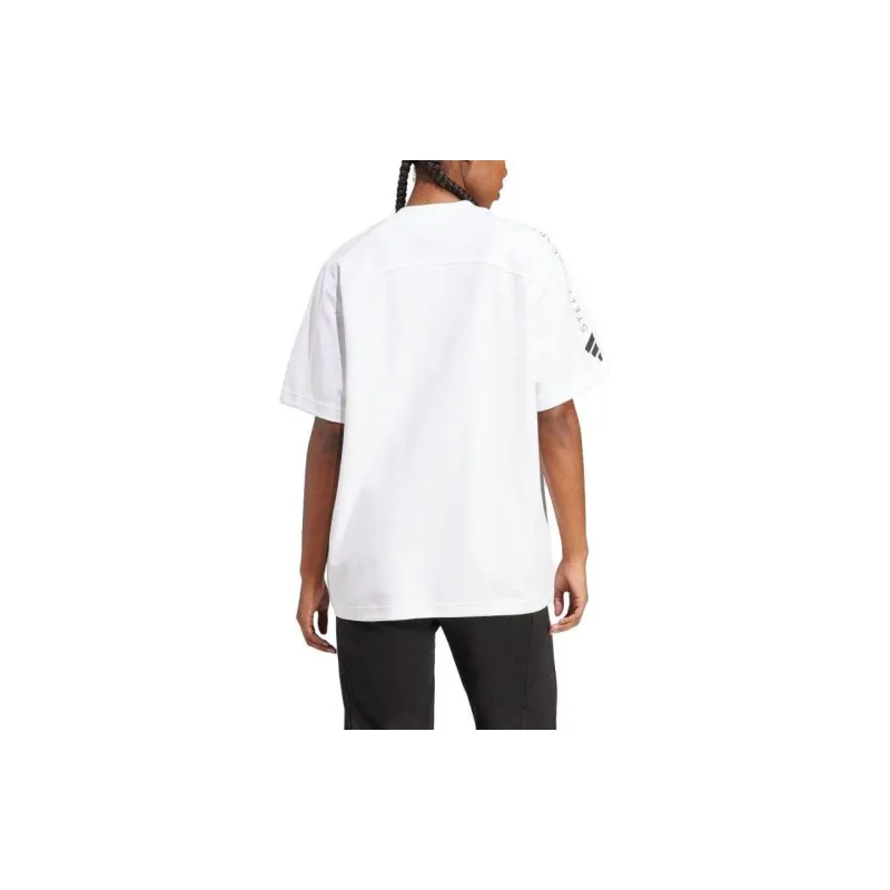 Adidas Logo Printed Crewneck T Shirt-4