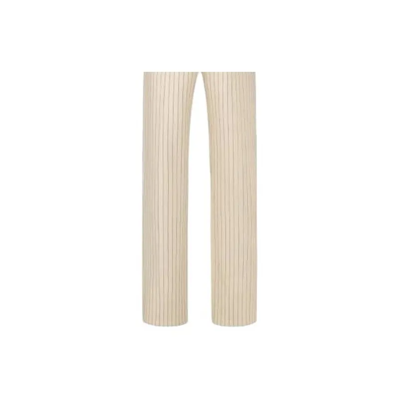 DIOR Striped Straight Leg Jeans-5