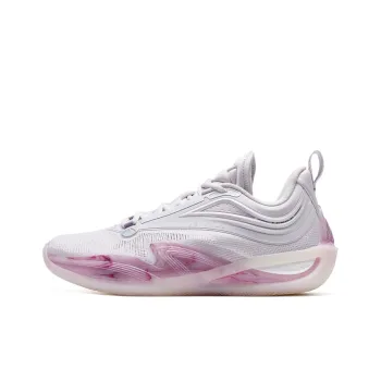 XTEP Zhang Zhenlin Generation Basketball Shoes Men Low Top Slightly Purple
