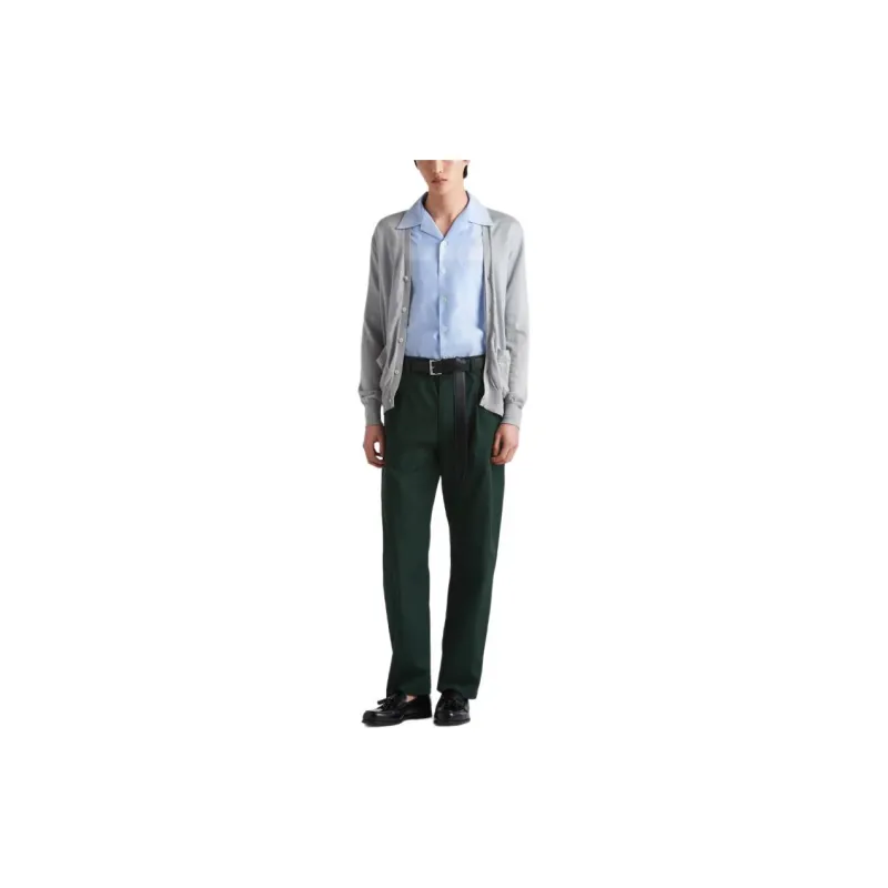 PRADA Poplin Trousers-3