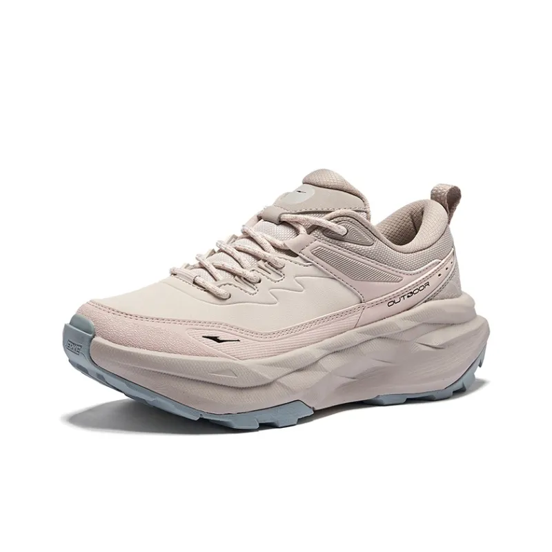 Erke Height Increasing Coverage Low-Top Casual Shoes Women's Light Pink-2