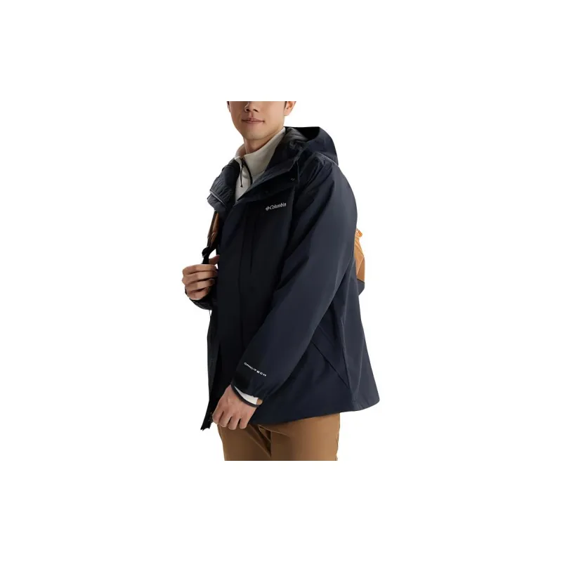 Columbia AW24 Waterproof Thermal Lightweight Windbreaker Jacket Unisex Black-3