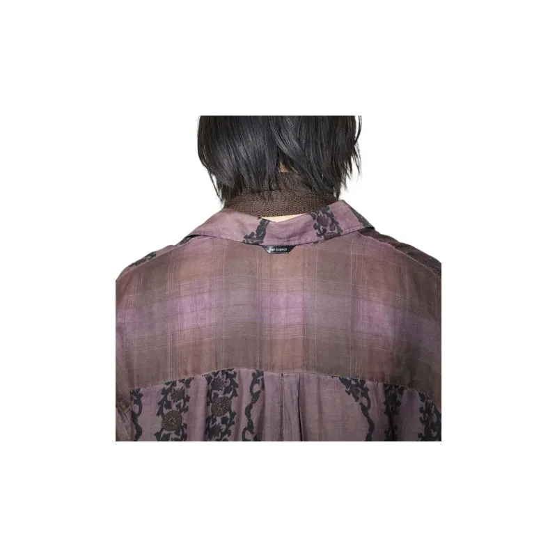 OUR LEGACY Borrowed Patchwork Cotton Shirt-4