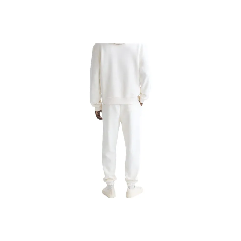 ZARA Casual Pants Men White-4