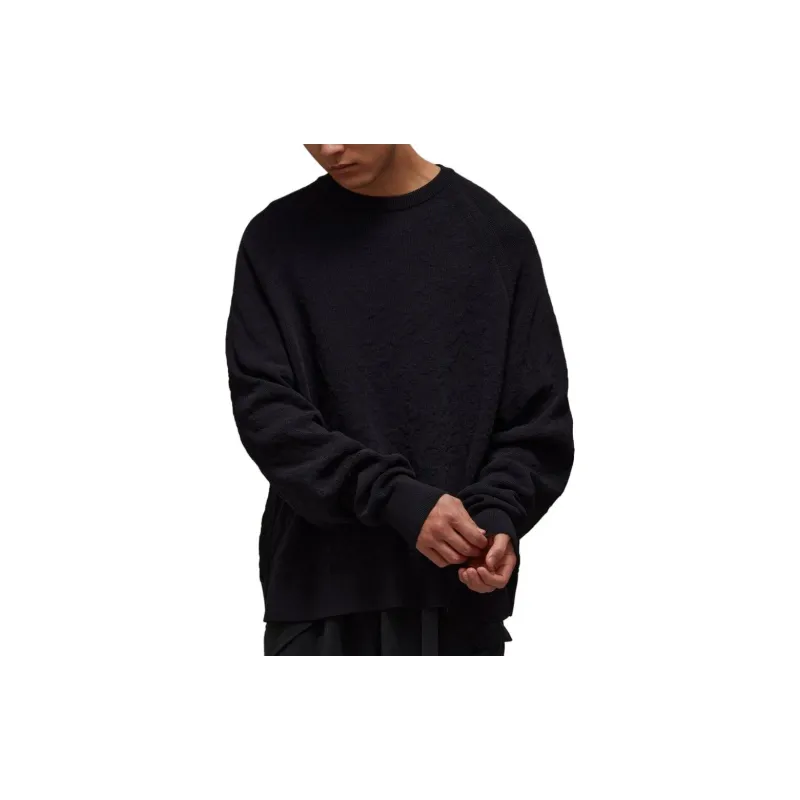 Y 3 Organic cotton blend Plain Sweatshirt-3