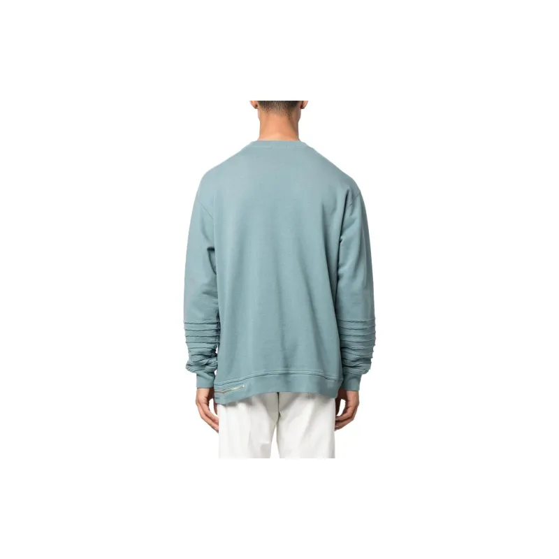 UNDERCOVER Zip-detail Crew-neck Sweatshirt-1