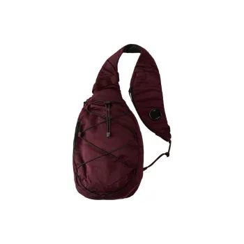 C.P.Company Satin Multifilament Nylon Shoulder Bag, Crossbody Bag Unisex Purple