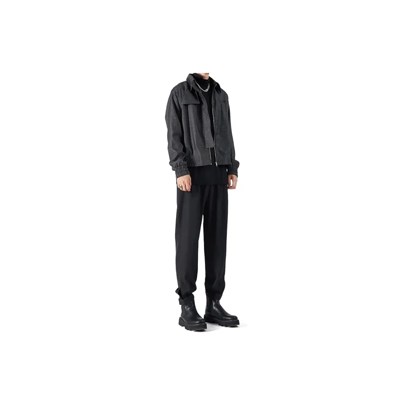 WILD LEADER SS24 Casual Pants Unisex Black-5