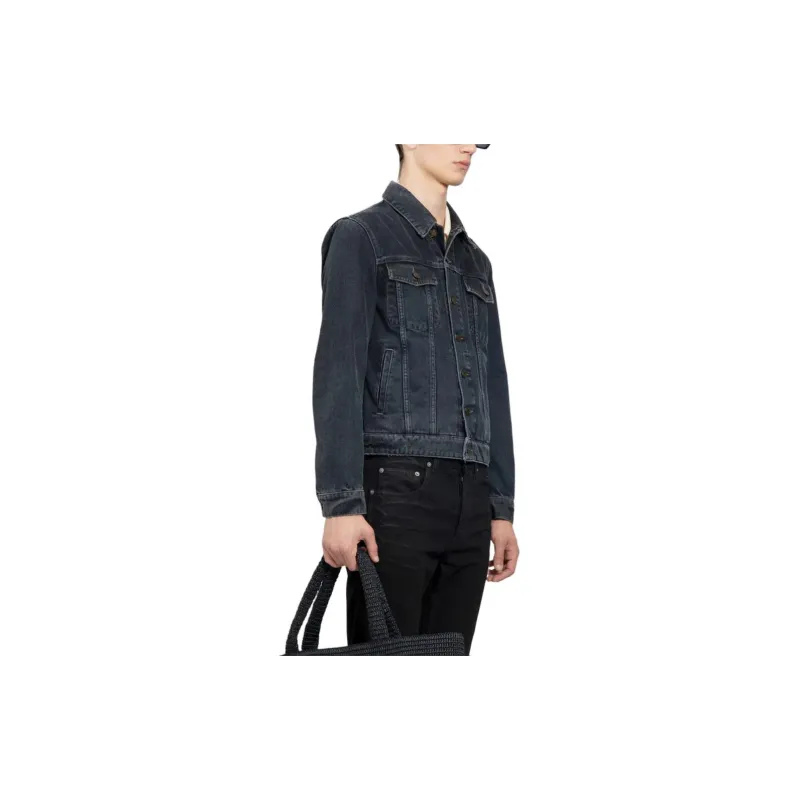 SAINT LAURENT Classic Denim Jacket-5