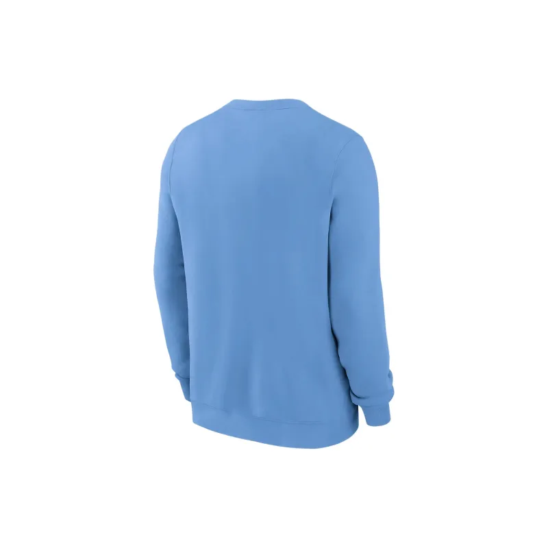 Nike North Carolina Tar Heels Primetime Primary Stack Men's Nike College Pullover Crew-1
