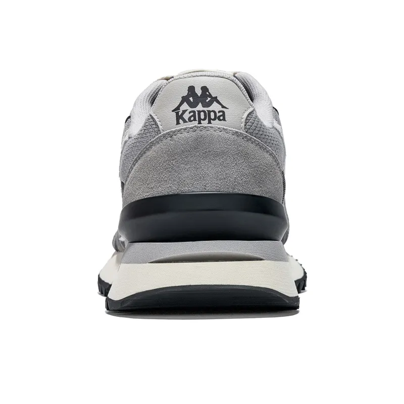 Kappa Non slip Lightweight Low Top Running Shoes Unisex Gray-4