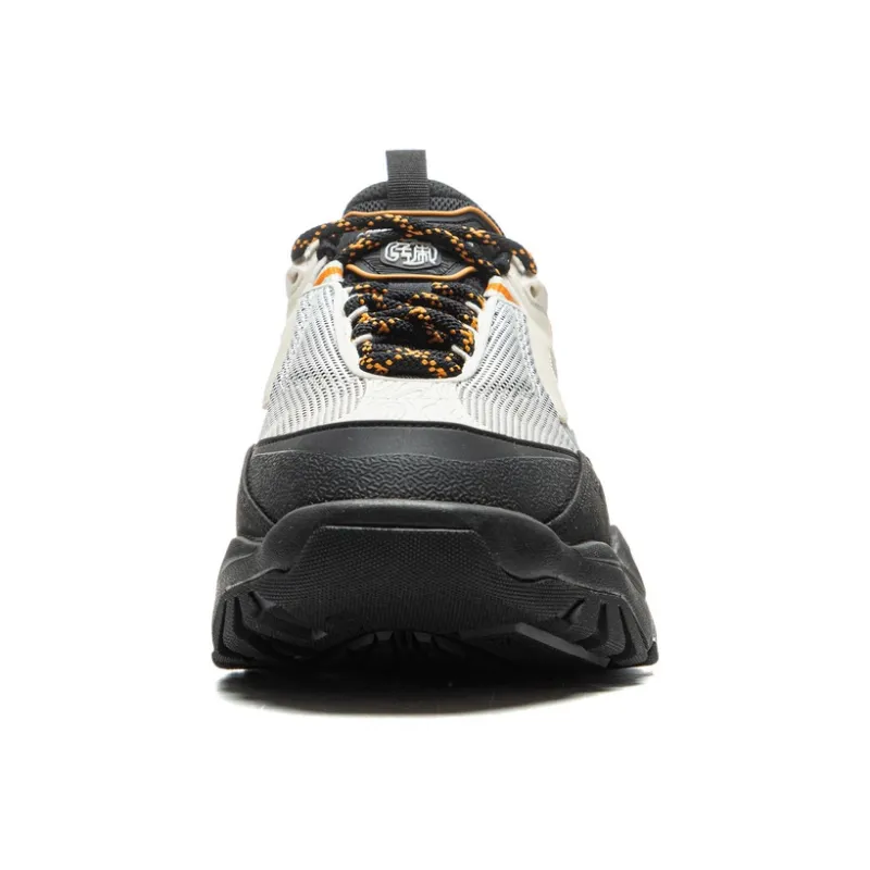 LiNing CF Su Chi 3 Anti-Slip Wear-Resistant Low-Top Trekking Shoes Men's Black Gray-4